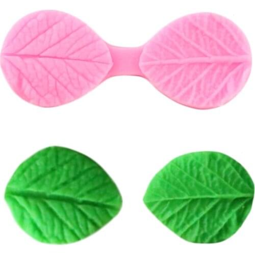 Flower Leaves Cake Silicone Mold DIY Party Cake Decorating Tools Cake Border Fondant Molds Candy Polymer Clay Chocolate Moulds