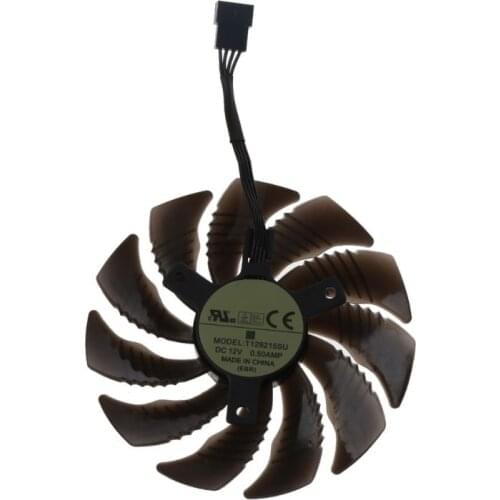 88MM T129215SU 4Pin Cooling Fan For Gigabyte GTX 1050 1060 1070 960 RX 470 480 570 580 Graphics Card Cooler Fan