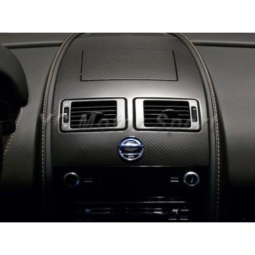 Dry Carbon Fiber Interior Trim Fit For 2006-2015 Aston Martin V8 V12 Vantage&S Manual Transmission MT Dashboard Surround Panel