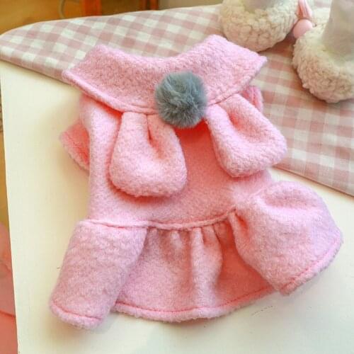 Small Dog Costume Skirt Winter Cat Puppy Pet Dog Clothes Dress Warm Dog Outfit Garment Yorkies Pomeranian maltese Poodle Apparel