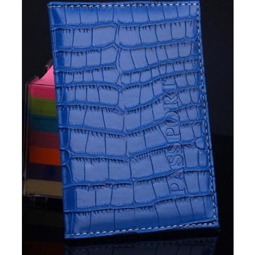 1PCS Business Card Holder Women PU Leather Passport Cover Travel Passport Holder ID Credit Card Holder Men Passport Wallet