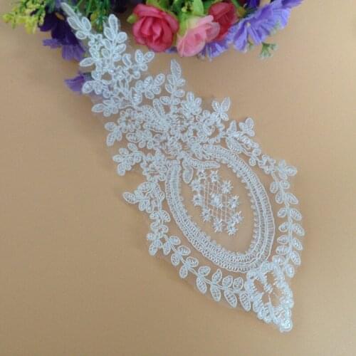 10Pieces White Wonderful Sewing Accessories Lace Collar Necklaces Fake Neckline DIY Craft Lace Applique Collar Handcraft