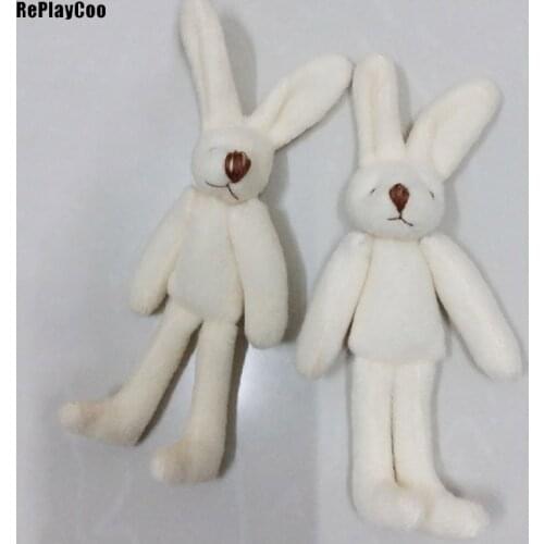 50Pcs/Lot Mini rabbit Stuffed Plush Toys 11cm Small rabbit Stuffed Toys pelucia Pendant Kids Birthday Gift Party Decor 02602