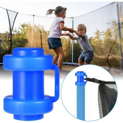 8PCS Trampoline Enclosure Pole Cap For Net Hook Trampoline Supply For Diameter 2.5cm-2.8cm Diameter Shell Rods Wit