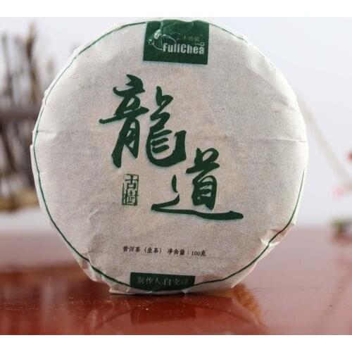 2006 Year Raw Puer Chinese Tea Yunnan Long Dao Sheng Puer Chinese Tea Cake Shen Tea 100g