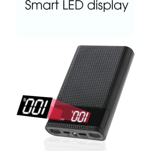 DC 5V 6*18650 Power Bank Case External Battery Charge Storage Box Shell For IOS Android Mobile Phones Portable Charger