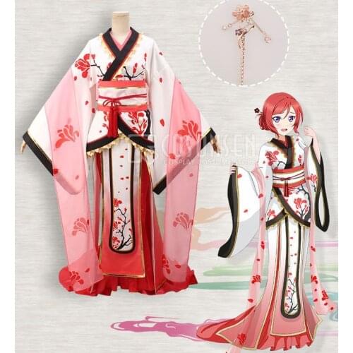 COSPLAYONSEN Love Live! Maki Nishikino original Chinese antiquity style Cosplay Costume full set special