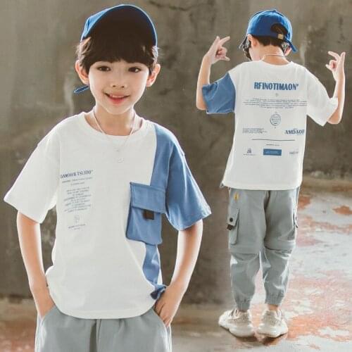 Baby Boy Tshirt Summer Boys Tshirt Teenage Boys Tshirts Cotton Kids Tshirts Children Tops Short Sleeve Cool Tshirts