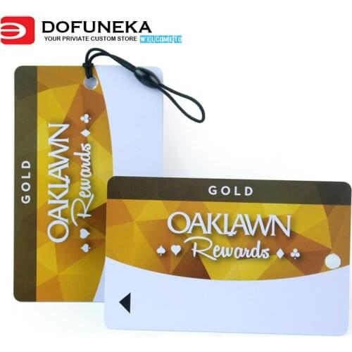 0.76mm thickness warranty security card printing plastic card printing key tag