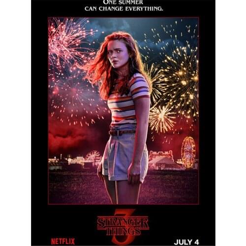 Stranger Things Character DIY Cross Stitch 11CT Embroidery Kits Craft Needlework Set Printed Canvas Cotton Thread Sell