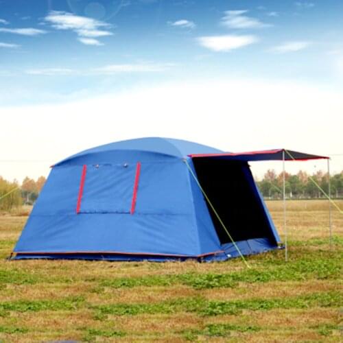 Guide Series Ultralarge Double Layer 5-8 Person Anti-UV Waterproof Large Gazebo Camping Tent Beach Tent Sun Shelter