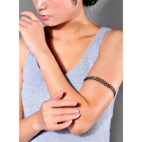 New Elegant Womens Tattoo Arm Chain Ladies Girls Stretchy Henna Vintage Retro Arm chain Christmas Gift