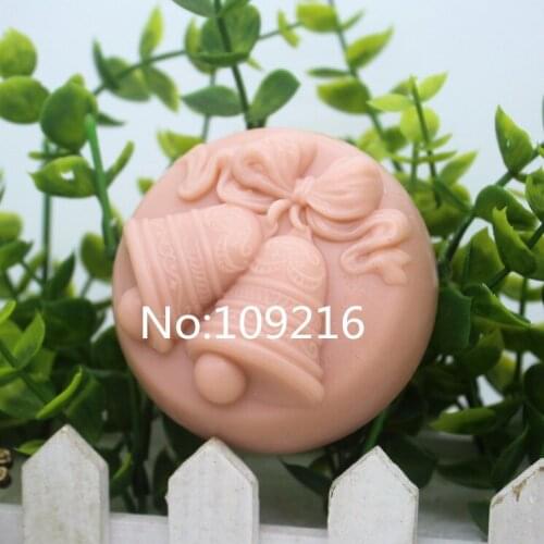 New Product!!1pcs Lucky Small Bell (zx156) Silicone Handmade Soap Mold Crafts DIY Mould