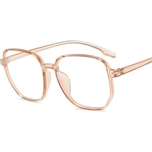 0-1.0-1.5-2.0-2.5-3 -3.5-4.0 2020 Polygon Anti Blue Light Finished Myopia Glasses Oversized Nearsighted Eyeglasses for Women&Men