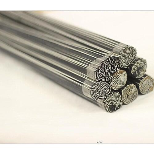 Wholesale 500 Wood Strips Inlay Material Violin Back Purfling Black Whtie Strips 970 mm Length