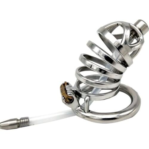 FRRK-12A, 304 stainless steel chastity device, penis cages, male chastity belt, openwork steel penis cage, sex shop