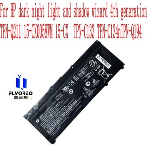 100% New High Quality 4550mAh SR03XL Battery For HP 4th generation TPN-Q211 15-CX0058WM 15-CX TPN-C133 TPN-C134 TPN-Q194 Laptop