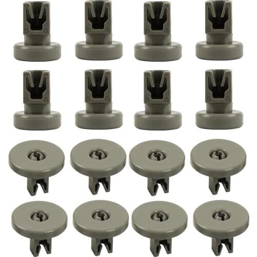 16x Heavy-duty Dishwasher Spare Part Lower+Upper Rack Wheel Fit F/ Privileg