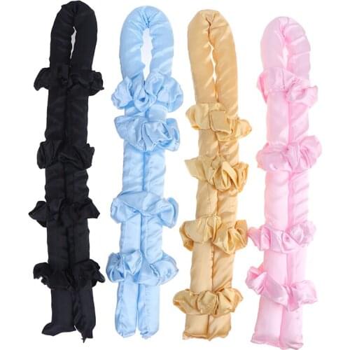 Heatless Curling Rod No Heat Curls Hair Rollers Sleeping Soft Hair Curler Tools