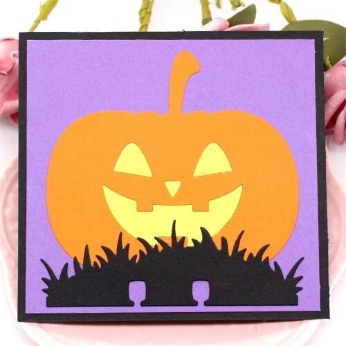 Grass and Pumpkin memorydex Metal Cutting Dies Stencils for DIY Scrapbooking Decorative Embossing DIY Paper Cards