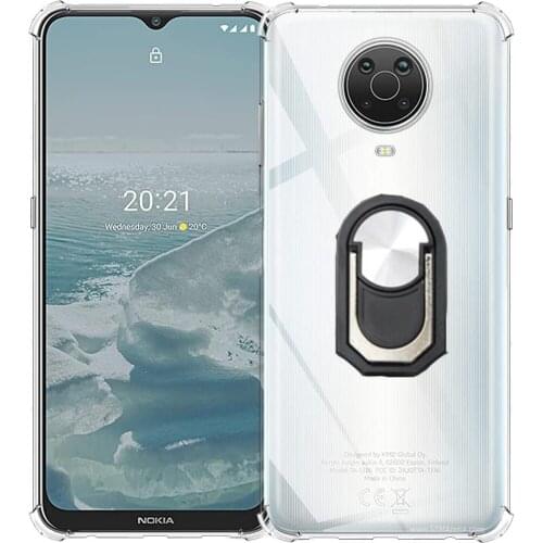 Reinforced Corners Soft TPU Ring Case for Nokia XR20 X10 X20 G10 G20 1.4 2.4 C2 2.3 5.3 6.2 7.2 4.2 3.2 3.1 Plus 5.1 2.2 8.3