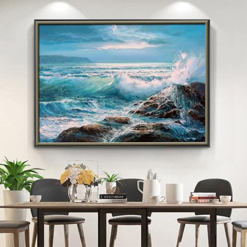 Tree Landscape Printed Water-Soluble Canvas 11CT Cross Stitch Patterns Embroidery DMC Threads Knitting Hobby Sewing Decor