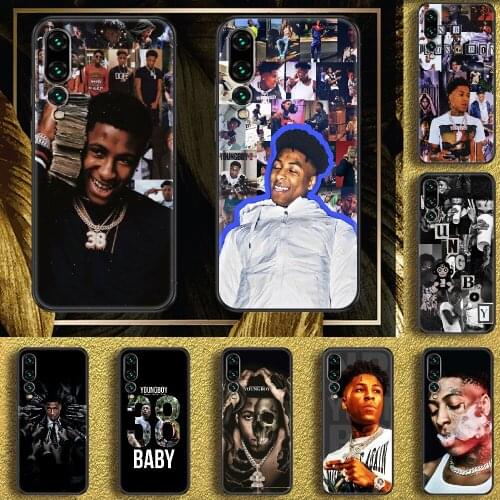 YoungBoy Never Broke Again Phone case For Huawei P Mate P10 P20 P30 P40 10 20 Smart Z Pro Lite 2019 black trend bumper tpu