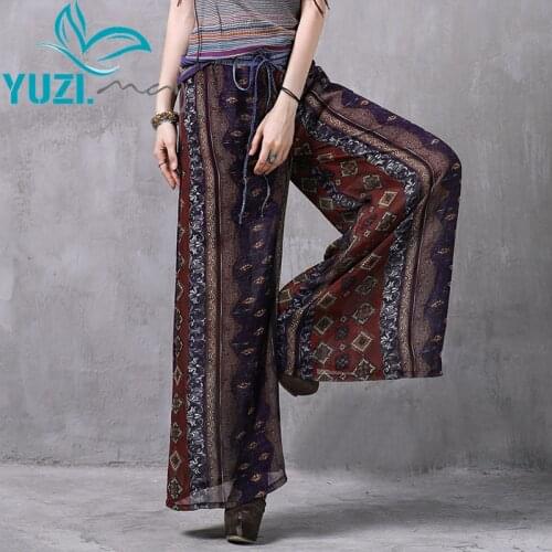 Yuzi.may Women's Wide Trousers
