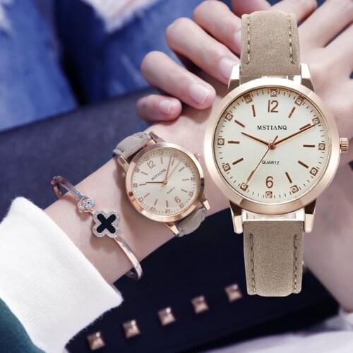 Women Casual Romantic Starry Sky Wrist Watch bracelet Leather Rhinestone Designer Ladies Clock Simple Dress Gfit Montre Femme