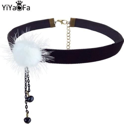 YiYaoFa Handmade Choker Necklace & Pendant Vintage Women Accessories Gothic Lady Party Jewelry Statement Collar Necklace DD-48