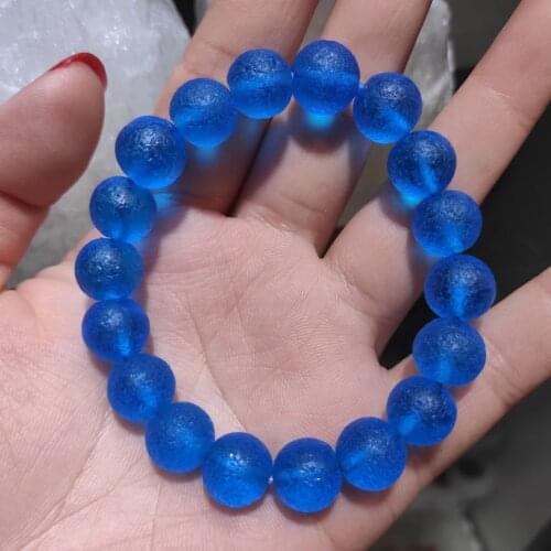 1pcs Moldavite Czech Meteorite Bracelet Impact Glass Rough Stone Hand catenary Crystal Energy Stone