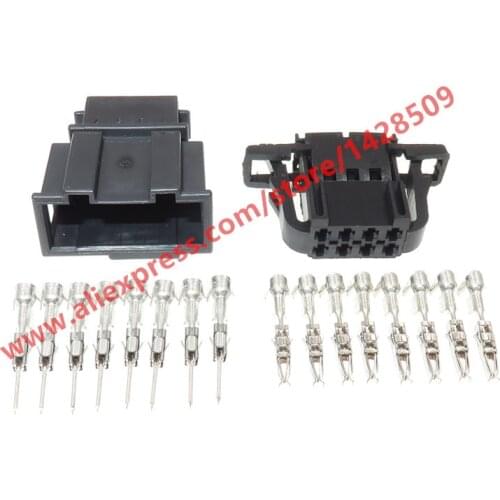 10 Sets 8 Pin 1.5mm Series Automotive Connector Wire Harness Plugs For VW 3B0972724 3B0972734 3B0 972 724 3B0 972 734