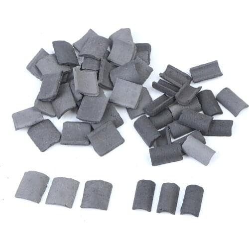 20/35pcs DIY Material House Roof mold Building Scene Miniature Silica Gel Mould for Roof Tile Turning Mould Scenario Sand Table