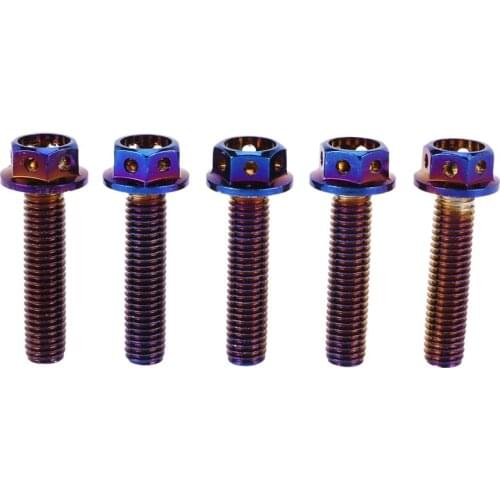 5PCS Titanium M8 Wheel Lug Bolt Screw for Vespa Piaggio Vespa GTS 300 300/Ie GTS300