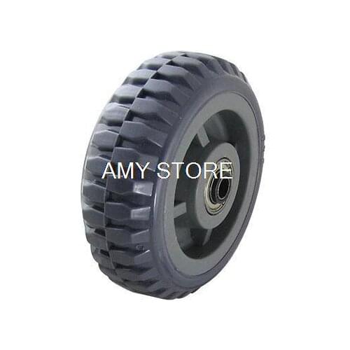 6" Diameter PVC Wheel w Anti Dust Cover for Swivel Casters