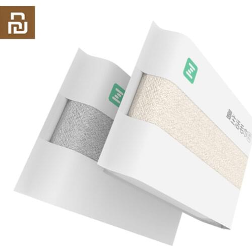 Original youpin ZSH Cotton Fiber Antibacterical Towel Absorbent Towels 2 Color 34*72cm Soft Bath Face Hand Towel Family Use