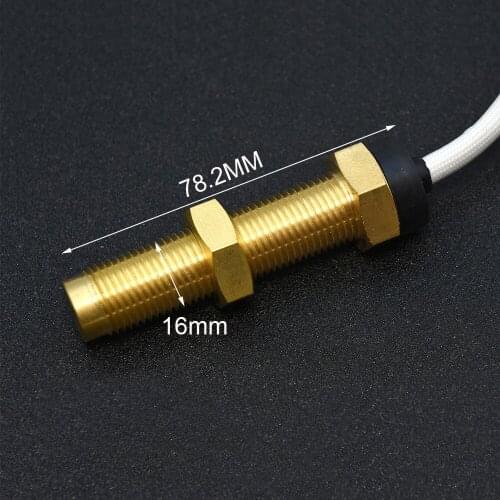 Car Boat M16/M18 Tacho Sensor Marine REV Counter Tachometer Sensor fit for 3000,6000,8000RPM Tachometer Sensor 12V/24V Copper