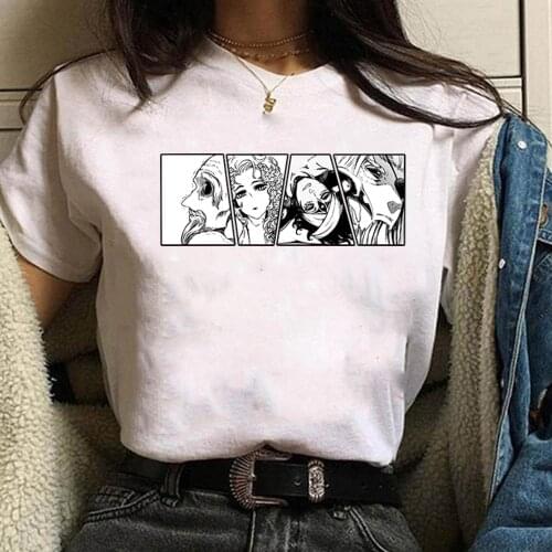 White T-Shirt Anime Record of Ragnarok Shirt Fashion O-Neck Tops Casual Loose Man and Woman