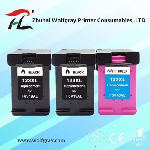 Compatible for HP123 123XL Ink Cartridge for HP 123 DeskJet 1110 1111 1112 2130 2132 2134 Officejet 3830 3831 3832 3834