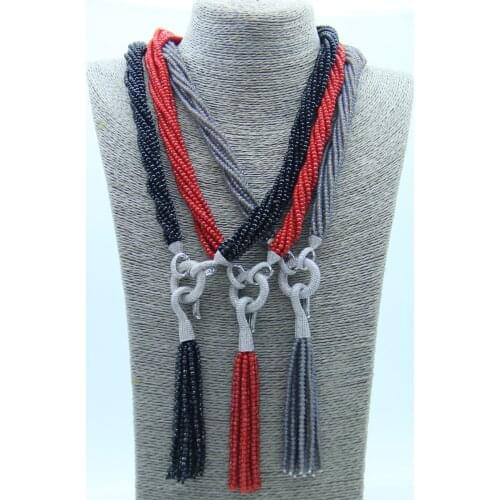 Hot Sell Womens Fashion Zircon Accessories Clasp DIY Accessory Glass Crystal Necklace Welcome Custom Colors Fashion Jewelry