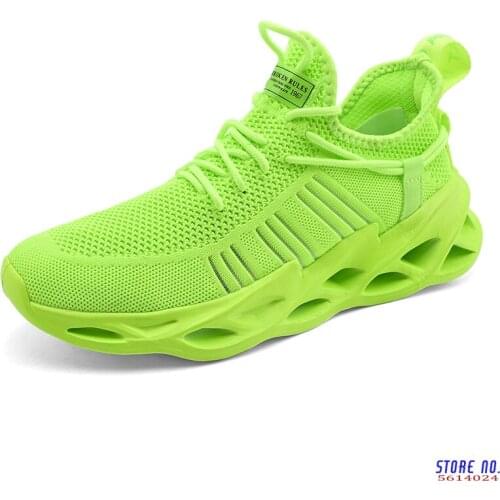 Lover Sneakers White Shoes 2020 Fashion Plus Size 46 Light Casual Shoes Women Running Sneaker Breathable Walking Men Shoes Green