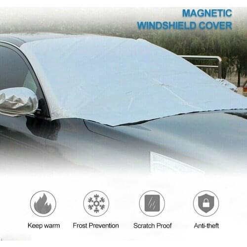 Magnetic Car Windshield Snow Sun Cover Shade Thickened Tarp Ice Dust Removal windscreen cover Anti-Wind Rain Protection