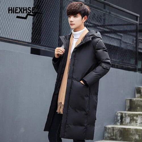 2021 Down Parkas Men Long Jacket Thicken Windbreaker Men Hooded Warm Coat Men White Duck Down Hight Quality Winter Down Jacket