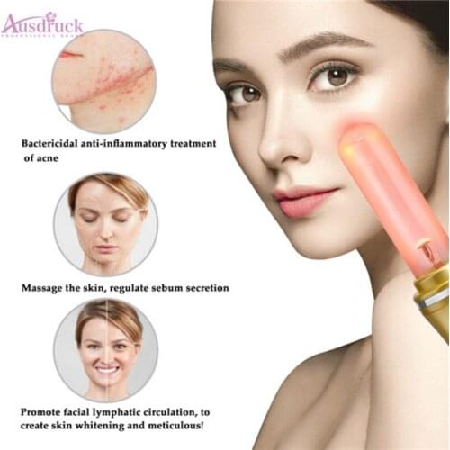 New Portable High Frequency Acne Treatment Skin Spot Skin Facial Spa Salon Care Machine Beauty Microcurrent Face Massage Devices