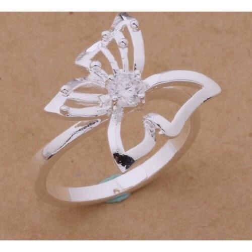Wholesale Wedding Rings silver plated Fashion jewelry rings WR-158