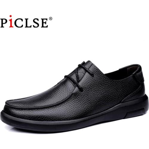 Luxury Brand Genuine Leather Men Shoes Loafers Business Casual Leather Shoes Men Flat shoes Comfortable Moccasins Men shoes