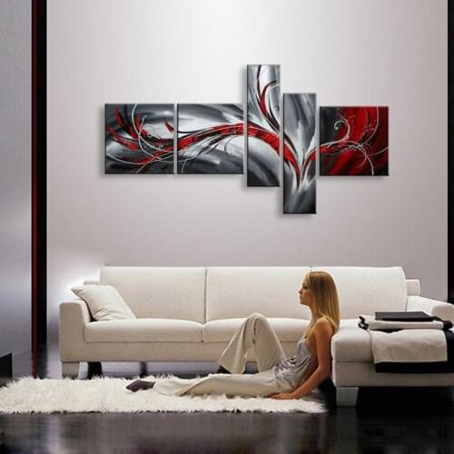 Hand painted oil paintings on canvas city home decoration Modern abstract Oil Painting wall MS-006 No Frame