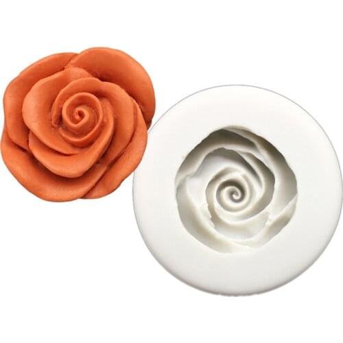 Rose Silicone Mold Sugarcraft Chocolate Cupcake Baking Mould Resin Tools Fondant Cake Decorating Tools