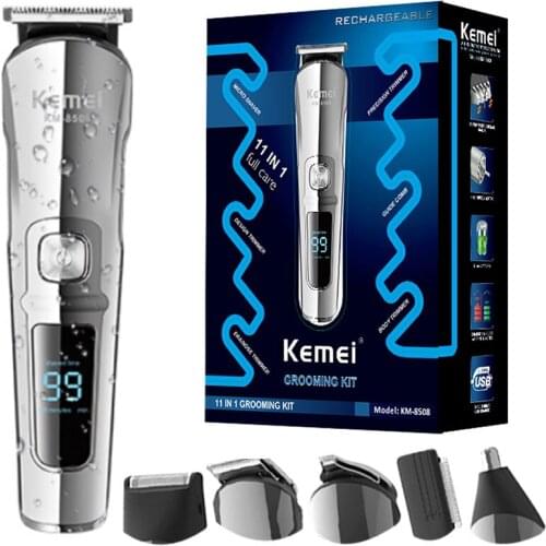 All-in-one face styling hair trimmer beard body groomer kit clipper men trimer face nose ear shaving electric cutting machine