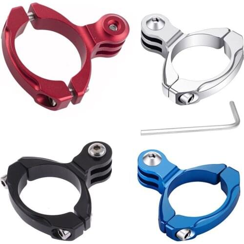 Bicycle Accessories Bike Aluminum Handlebar Bar Clamp Mount for Gopro Hero 3+ 3 2 1 Camera